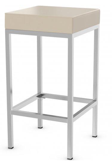 Fernow Briushed Satin Frame Stool Fixed Height