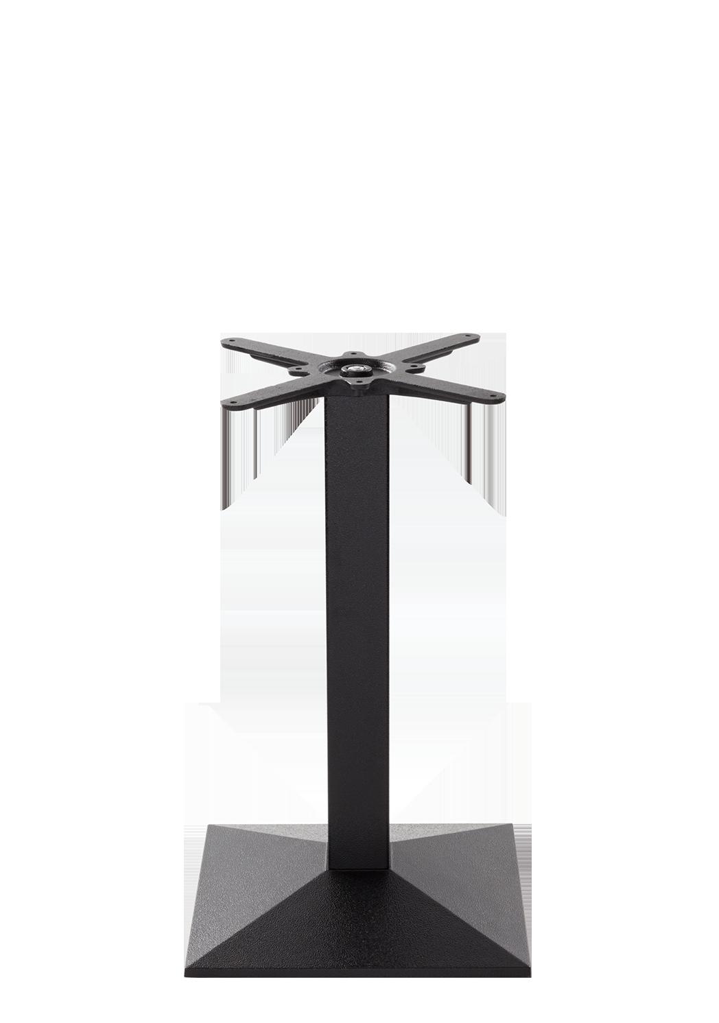 Black Cast Iron Pyramid Table Base - Medium - Height - 730 mm