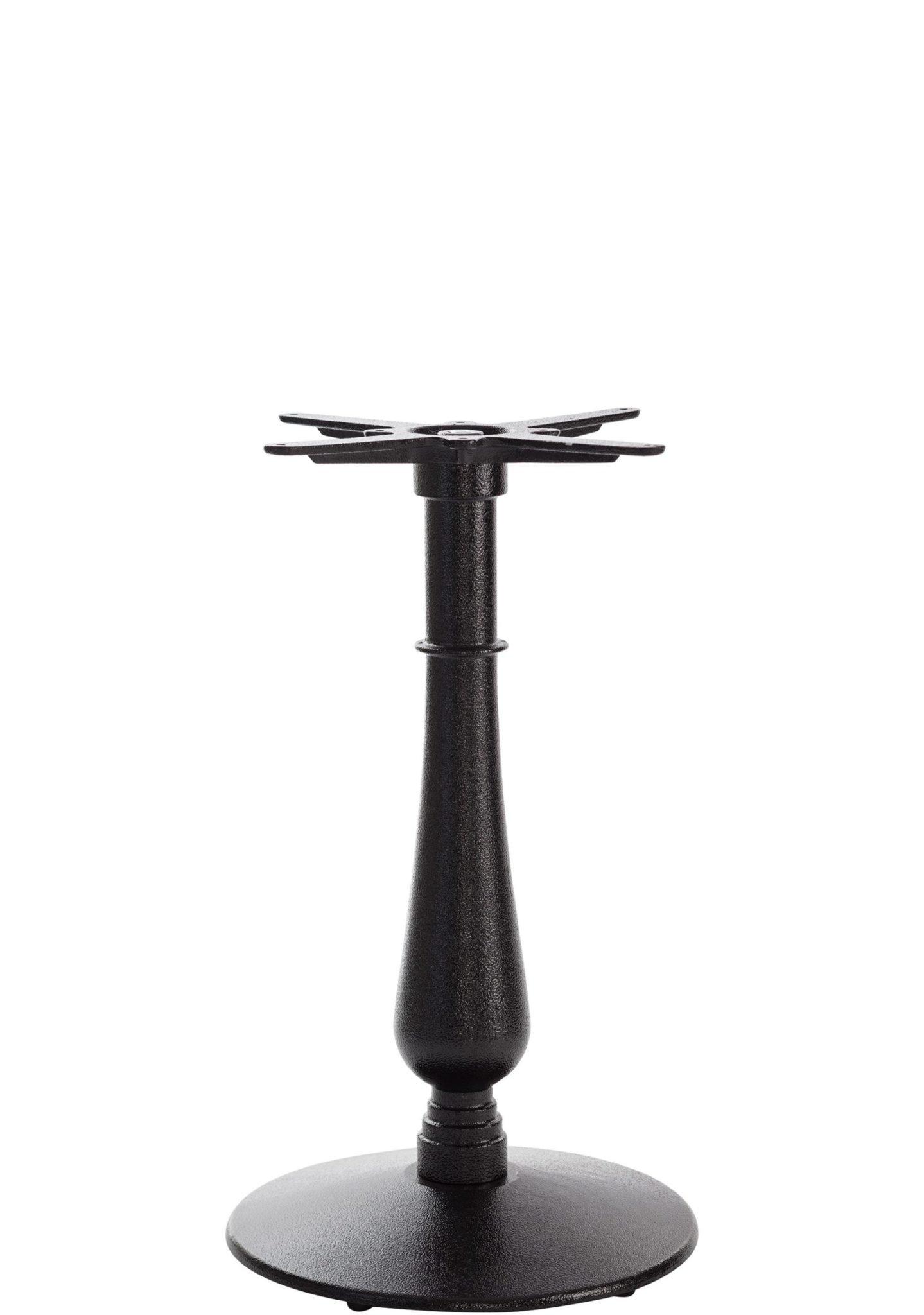 Black Cast Iron C Elabra Table Base - Medium - Height - 720 Mm