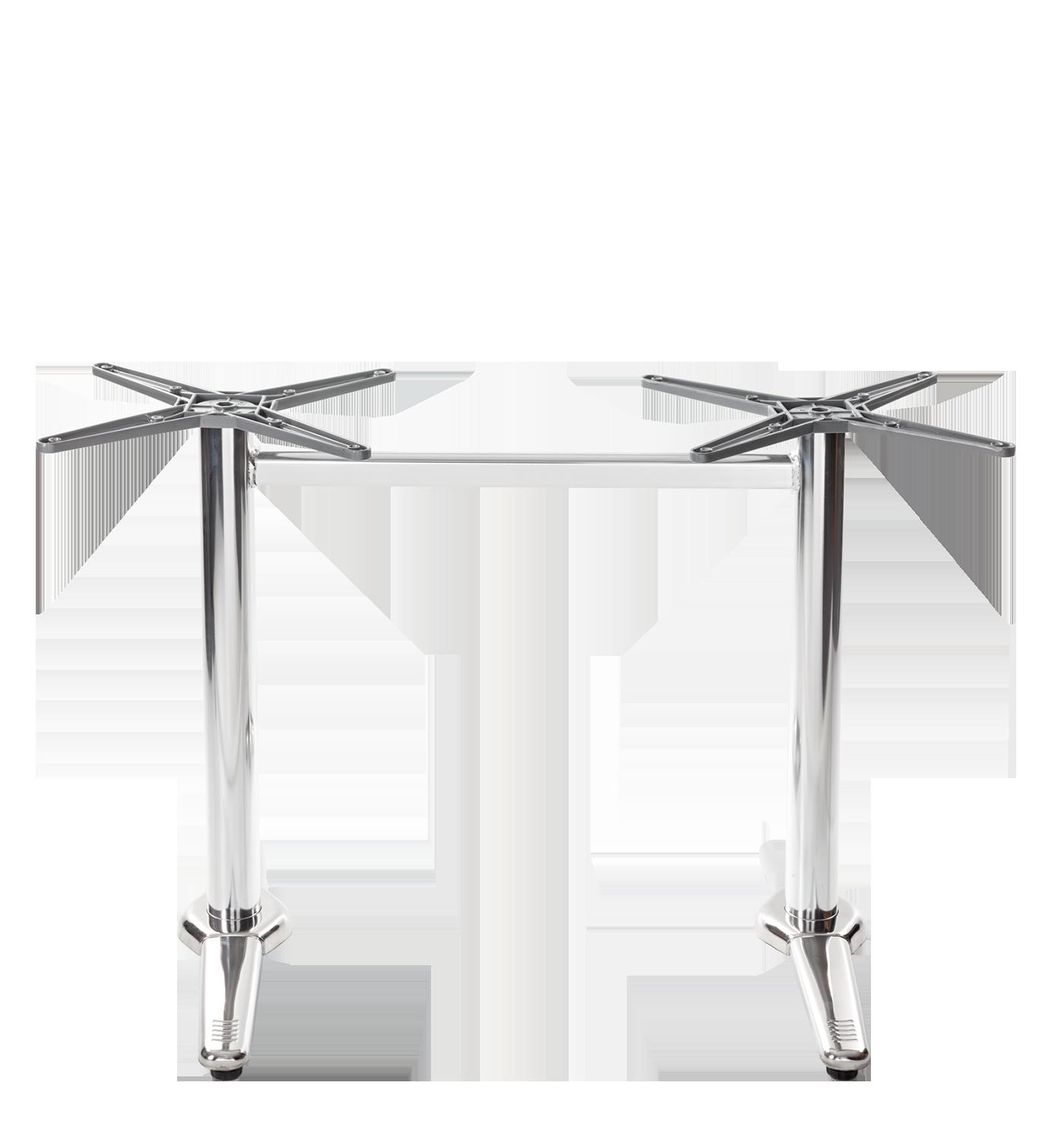 Aluminium All Weather Table Base - Twin - Height - 730 Mm