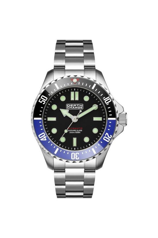 Depth Charge Stainless Steel Sports Analogue Automatic Watch - Db106611Bkbe 1