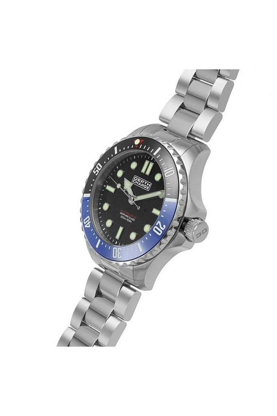 Depth Charge Stainless Steel Sports Analogue Automatic Watch - Db106611Bkbe 4