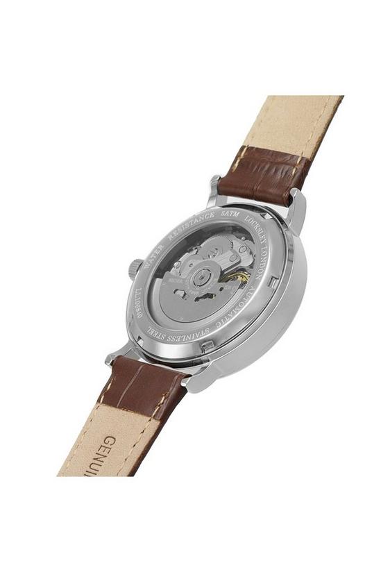 Locksley London Stainless Steel Classic Analogue Automatic Watch - Ll106840 6