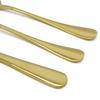 Glim & Glam Cutlery Sets Gold Stainless Steel Spoon Fork 32 Piece Set thumbnail 2