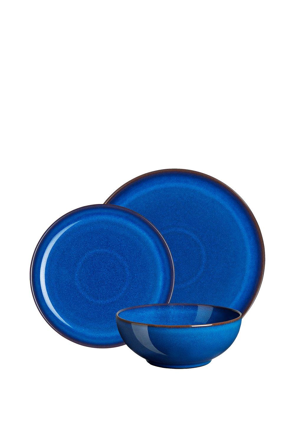 Imperial Blue 12 Piece Coupe Tableware Set