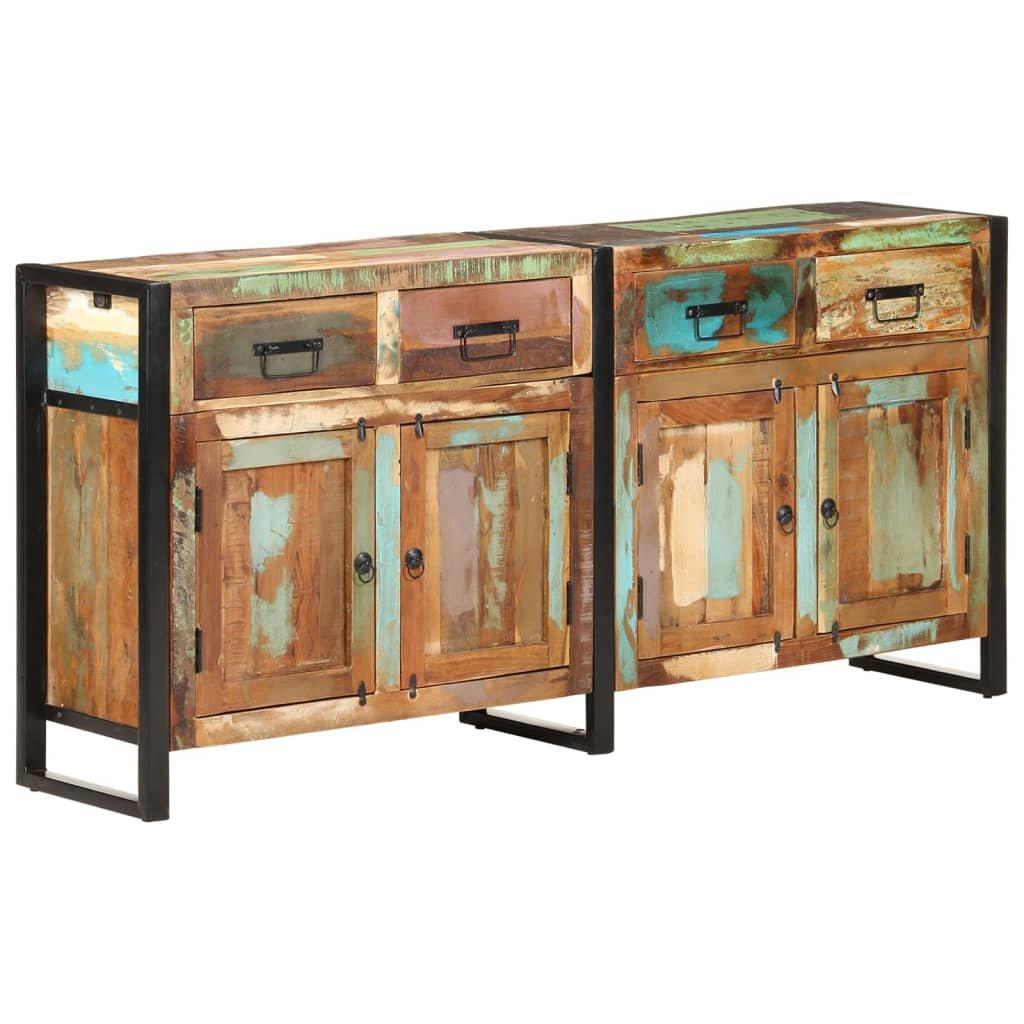 Sideboard 172x35x80 cm Solid Reclaimed Wood