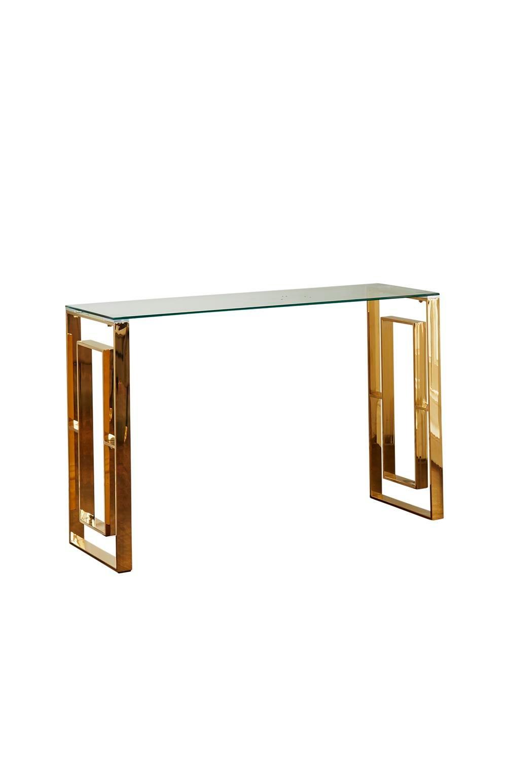 Milano Gold Plated Console Table