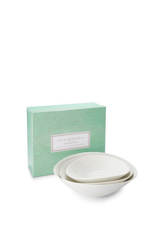 Sophie Conran for Portmeirion 'Sophie Conran' Set of 3 Salad Bowls in a Gift Box 1