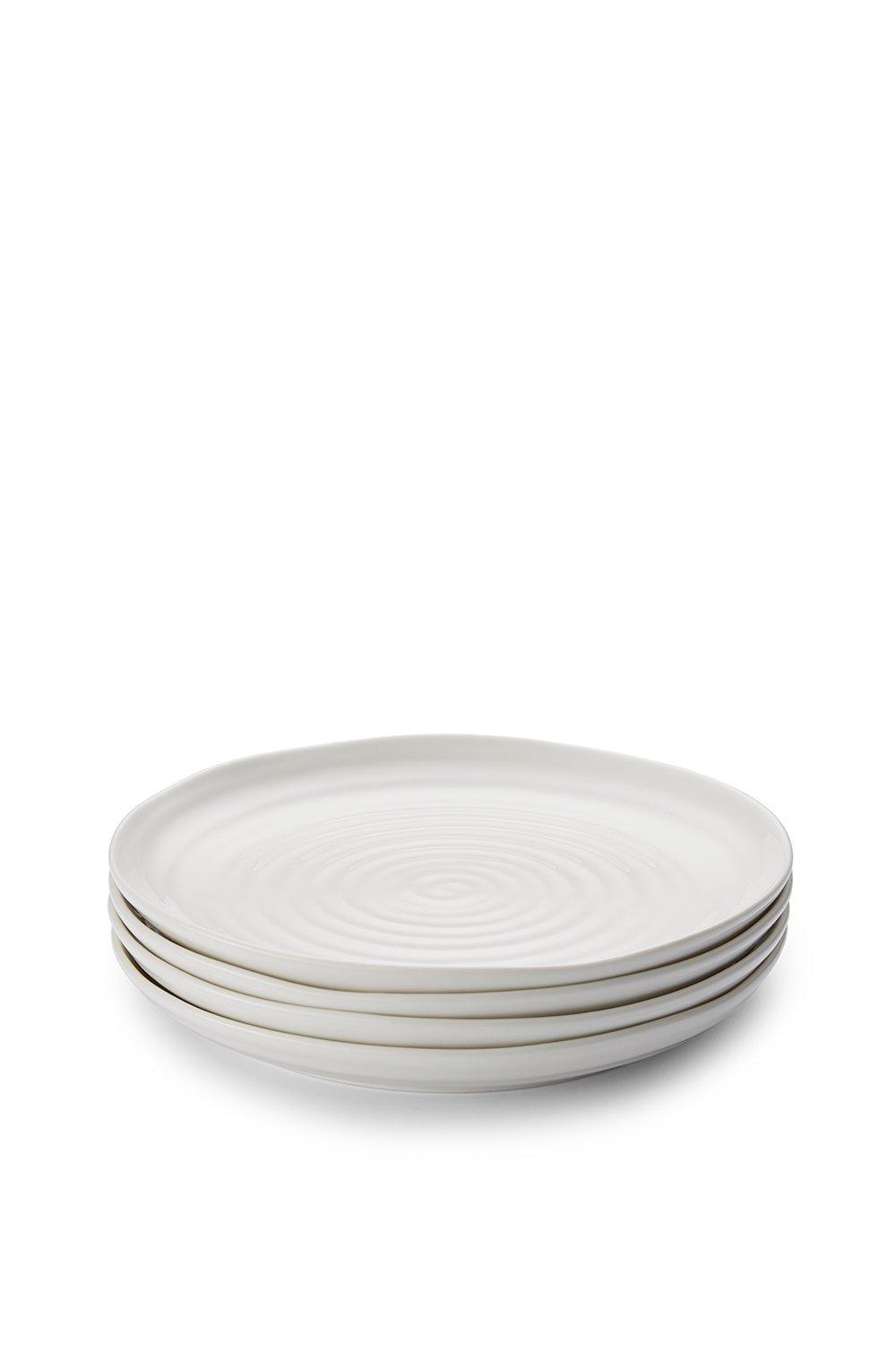'Sophie Conran' Set of 4 Round 22cm Coupe Buffet Plates