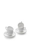 Royal Worcester 'Serendipity' Set of 4 Tea Cups & Saucers thumbnail 1