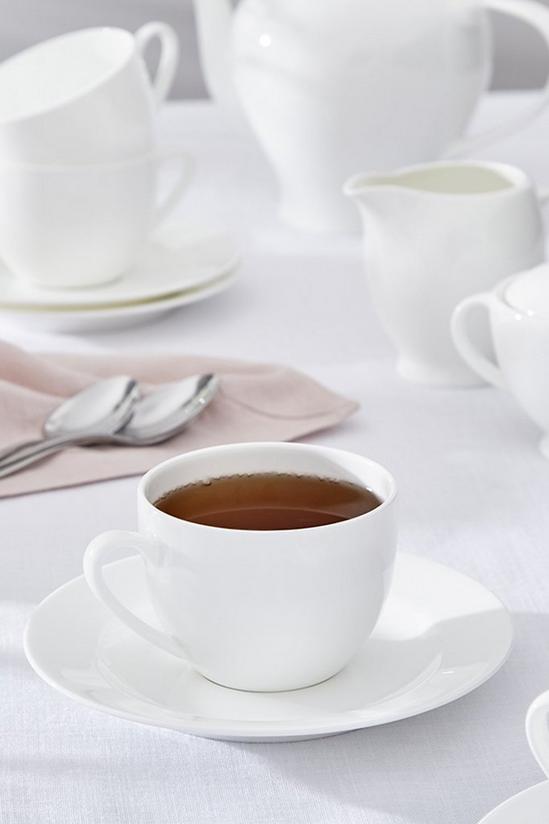 Royal Worcester 'Serendipity' Set of 4 Tea Cups & Saucers 2