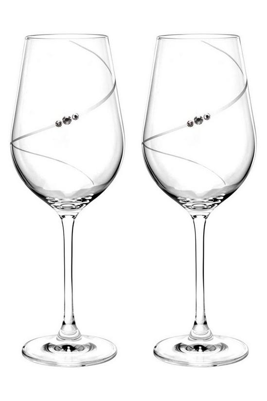 Portmeirion Set of 2 Auris Crystal Red Wine Glasses 1