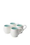Sophie Conran for Portmeirion 'Sophie Conran' Set of 4 Honey Pot Mugs - Celadon thumbnail 1