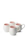 Sophie Conran for Portmeirion 'Sophie Conran' Set of 4 Honey Pot Mugs - Pink thumbnail 1