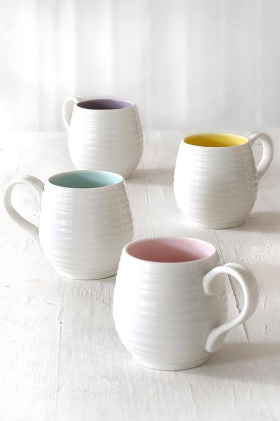 Sophie Conran for Portmeirion 'Sophie Conran' Set of 4 Honey Pot Mugs - Pink 4