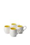Sophie Conran for Portmeirion 'Sophie Conran' Set of 4 Honey Pot Mugs - Sunshine thumbnail 1