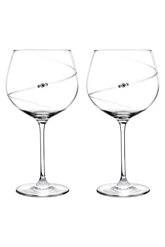 Portmeirion Set of 2 Auris Crystal Gin Glasses 1