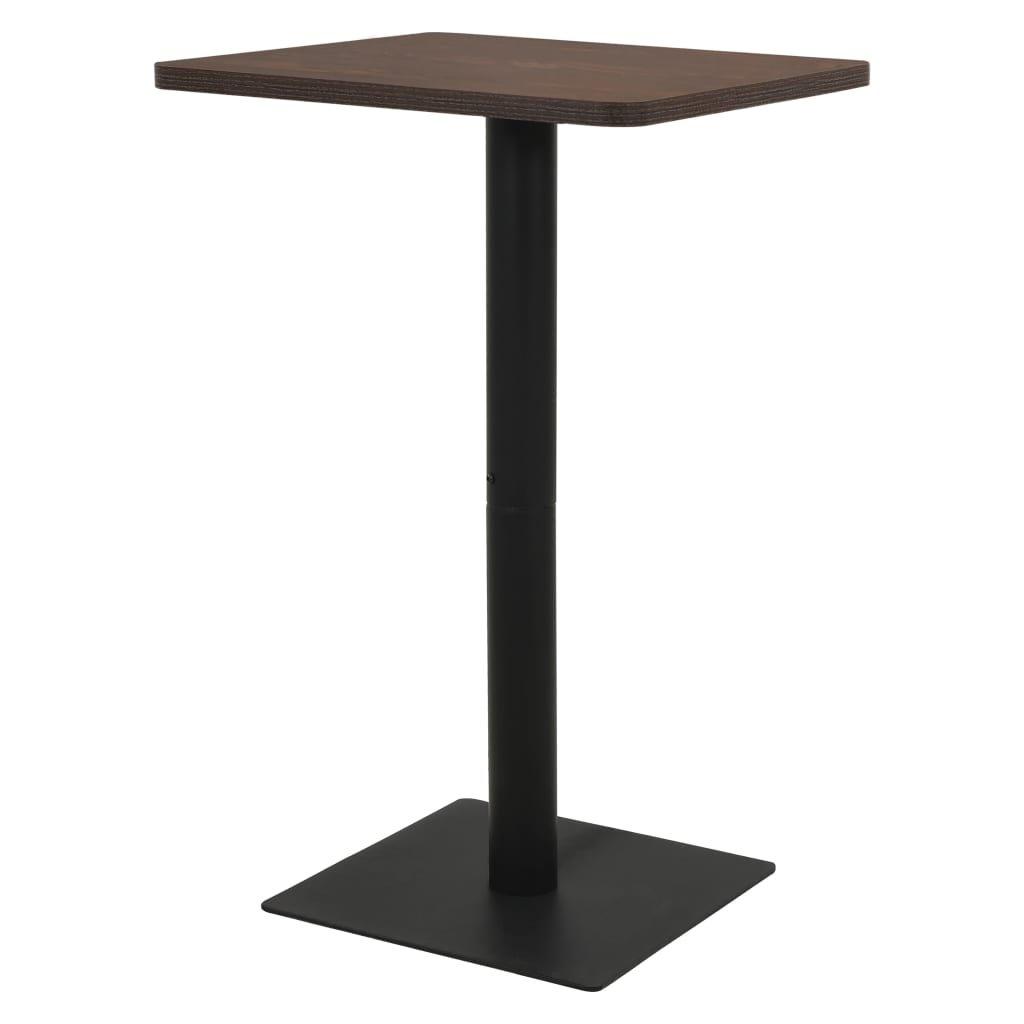Bistro Table Dark Ash 78.5x78.5x107 cm