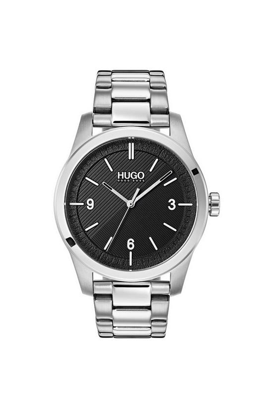 HUGO Create Stainless Steel Fashion Analogue Quartz Watch - 1530016 1