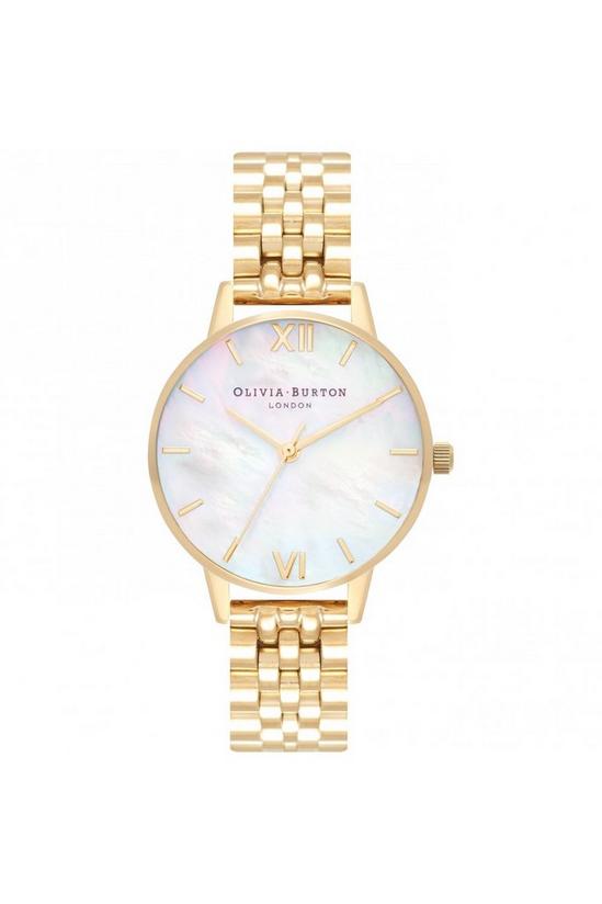 Olivia Burton Mother Of Pearl Bracelet Stainless Steel Fashion Watch - Ob16Mop01 1
