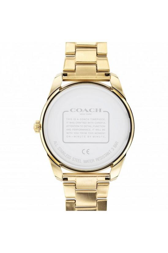 Coach Gold Plated Stainless Steel Fashion Analogue Quartz Watch - 14503657 2