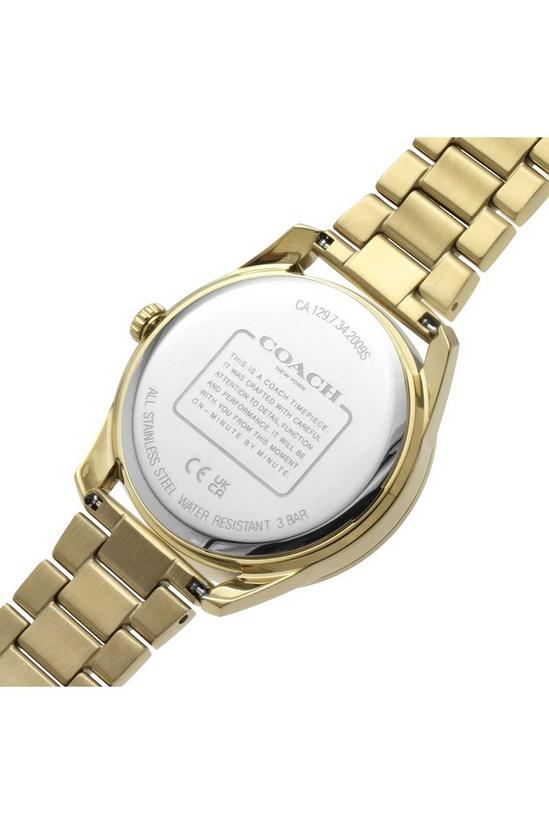 Coach Gold Plated Stainless Steel Fashion Analogue Quartz Watch - 14503657 6