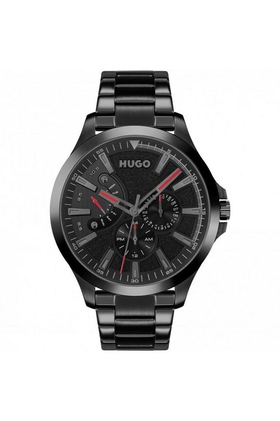 HUGO Leap Plated Stainless Steel Fashion Analogue Quartz Watch - 1530175 1