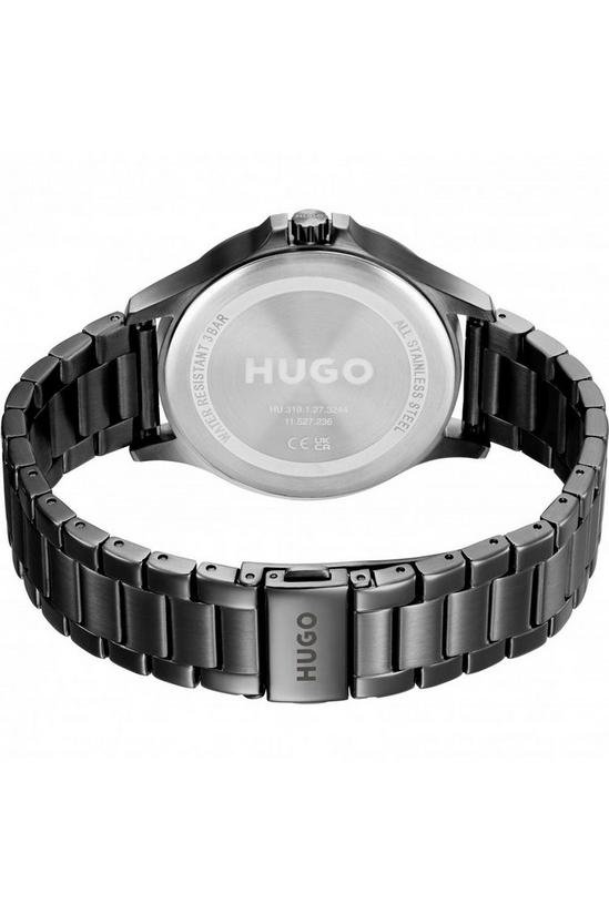 HUGO Leap Plated Stainless Steel Fashion Analogue Quartz Watch - 1530175 4