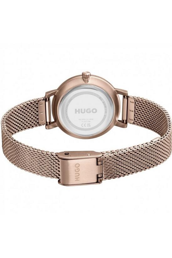 HUGO Cherish Plated Stainless Steel Fashion Analogue Watch - 1540085 4