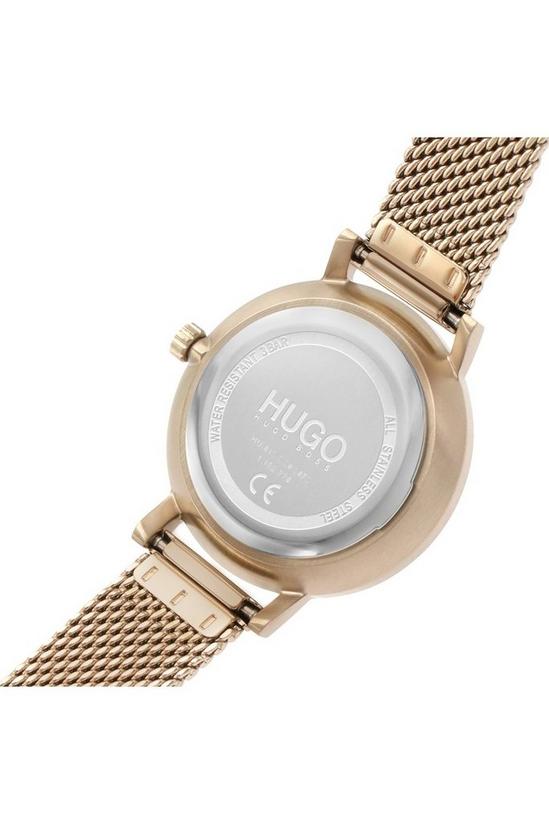 HUGO Cherish Plated Stainless Steel Fashion Analogue Watch - 1540085 6