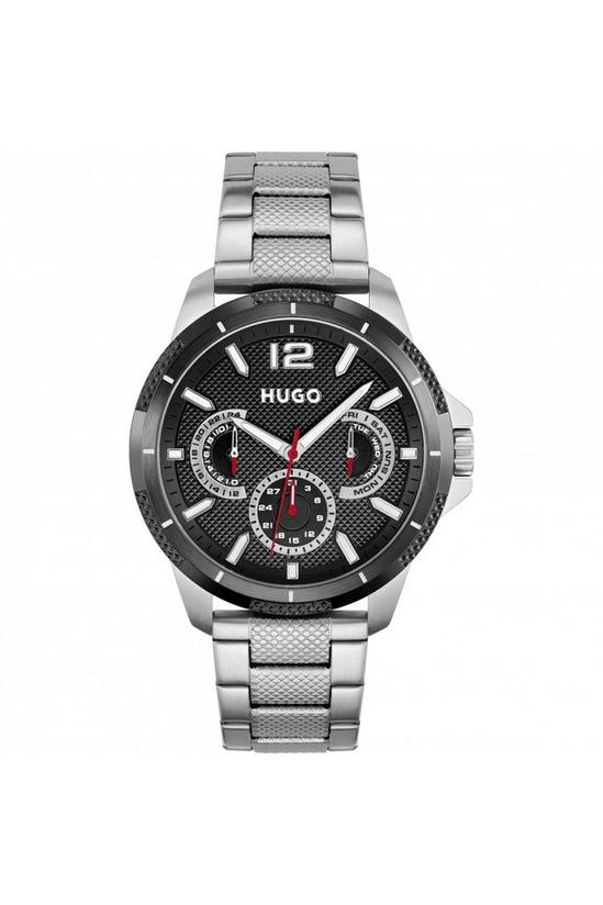 HUGO Stainless Steel Fashion Analogue Quartz Watch - 1530195 1
