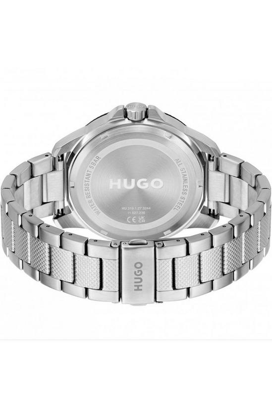 HUGO Stainless Steel Fashion Analogue Quartz Watch - 1530195 4