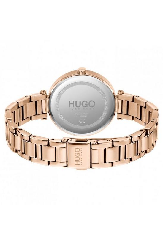 HUGO Plated Stainless Steel Fashion Analogue Quartz Watch - 1540087 3