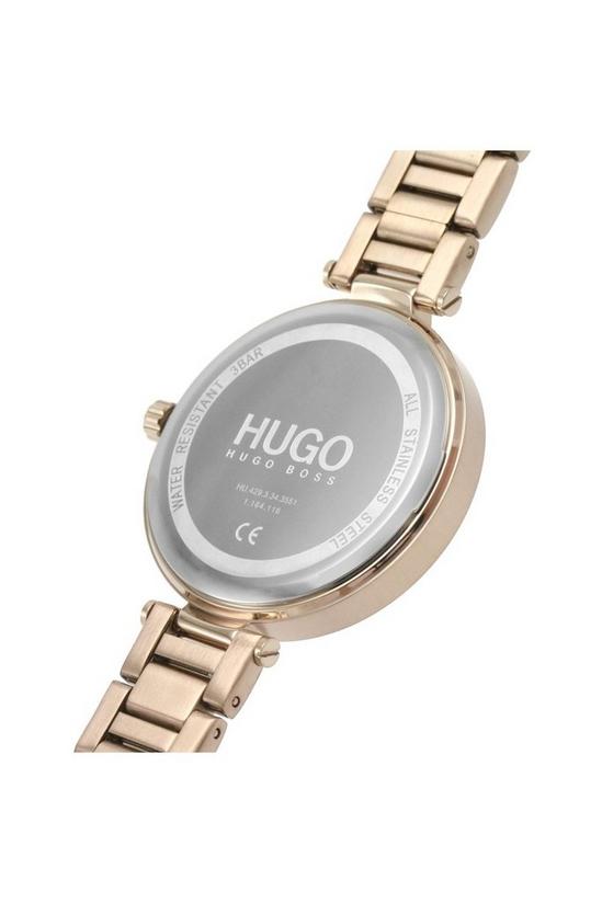 HUGO Plated Stainless Steel Fashion Analogue Quartz Watch - 1540087 5