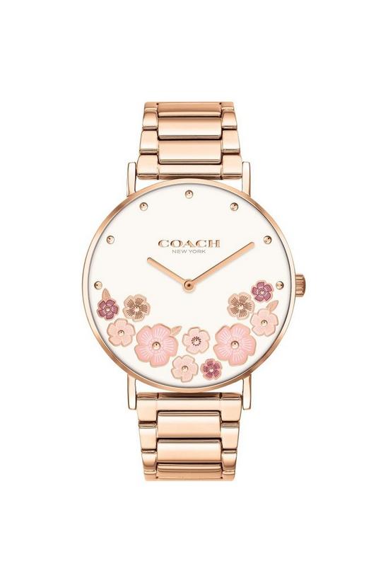 Coach Plated Stainless Steel Fashion Analogue Quartz Watch - 14503768 1