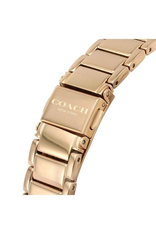 Coach Plated Stainless Steel Fashion Analogue Quartz Watch - 14503768 5