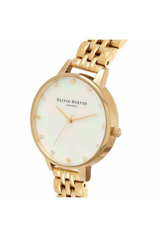 Olivia Burton Gold Plated Stainless Steel Fashion Analogue Quartz Watch - OB16SE13 3