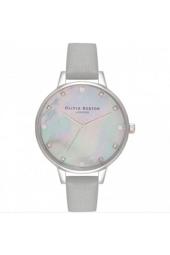 Olivia Burton Classics Demi Grey Mop Grey And Silver Fashion Watch - OB16SE16 1