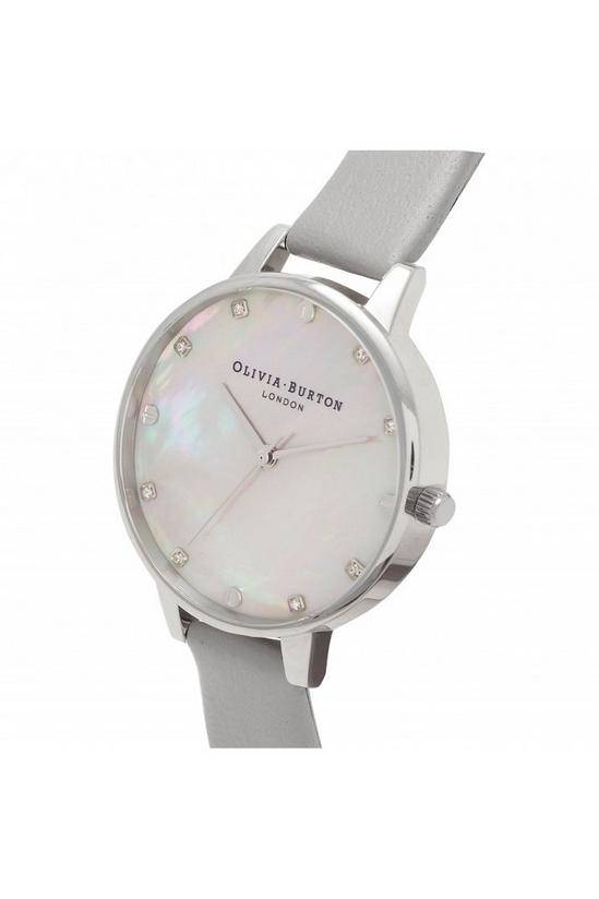 Olivia Burton Classics Demi Grey Mop Grey And Silver Fashion Watch - OB16SE16 2