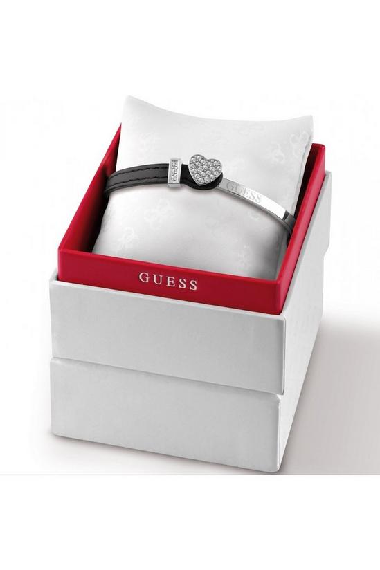Guess Jewellery My Gift For You Steel And Leather Heart Jewellery Set - Ubs28019 1