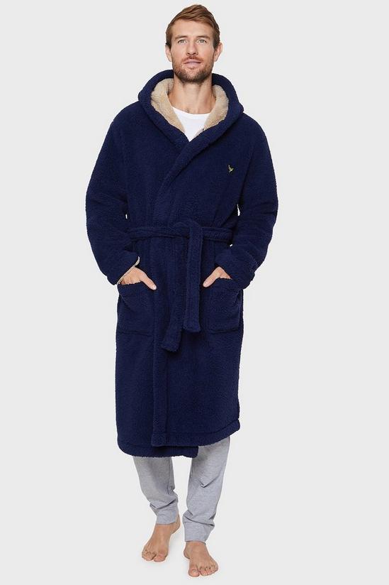 Threadbare 'Aries' Hooded Dressing Gown 1