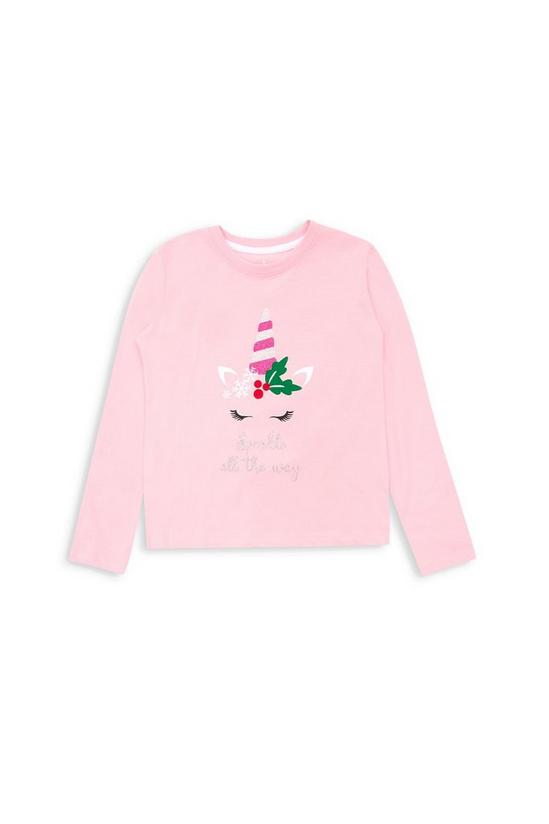 Threadgirls Long Sleeve Cotton 'Sparkle' Christmas Pyjama Set 2