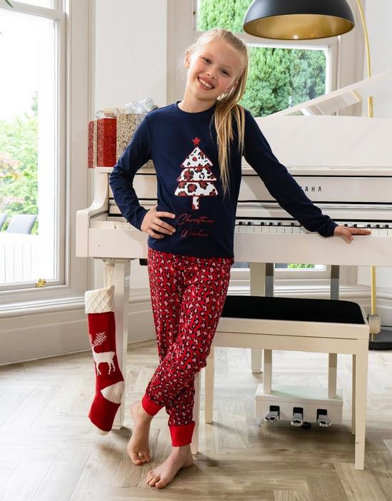 Threadgirls 2 Pack Cotton Assorted 'Snow' Christmas Pyjama Sets 2
