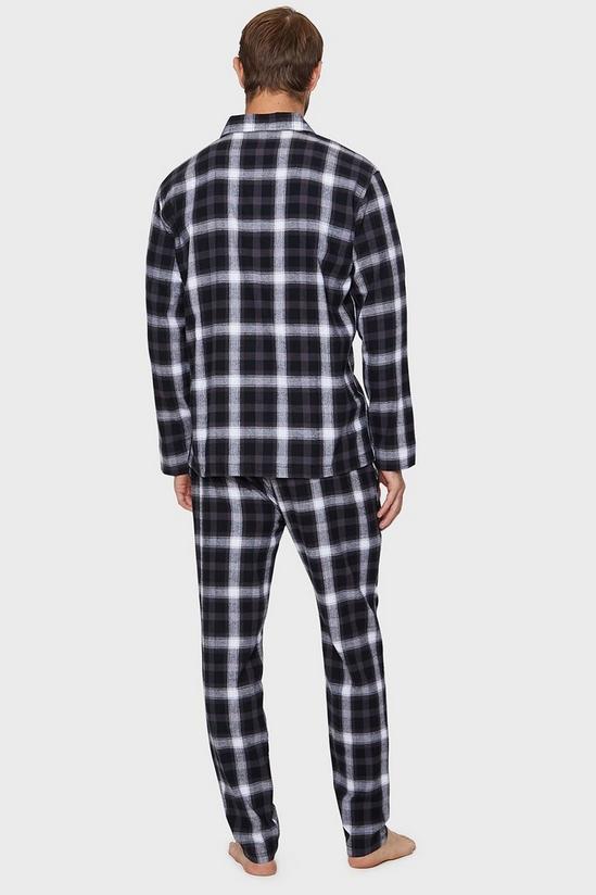 Threadbare 'Glen' Button Through Pyjama Set 2