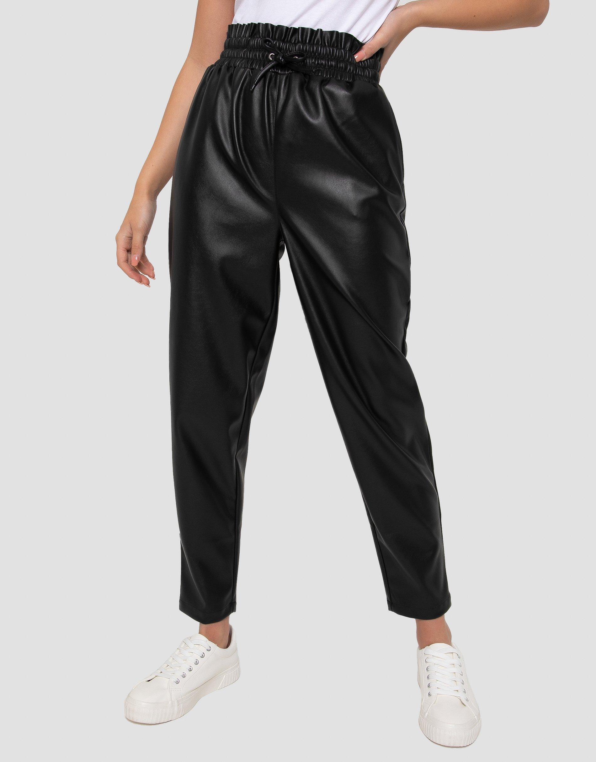 PU 'Hetty' Paperbag Waist Trousers product