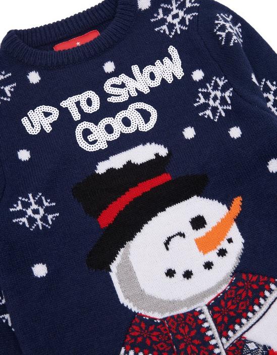 Threadboys 'Snowman' Christmas Jumper 4