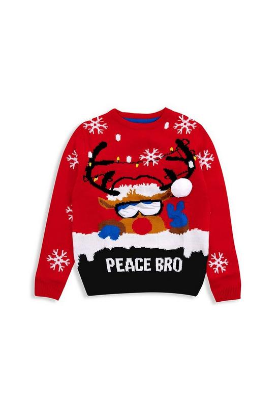 Threadboys 'Peace' Christmas Jumper 1