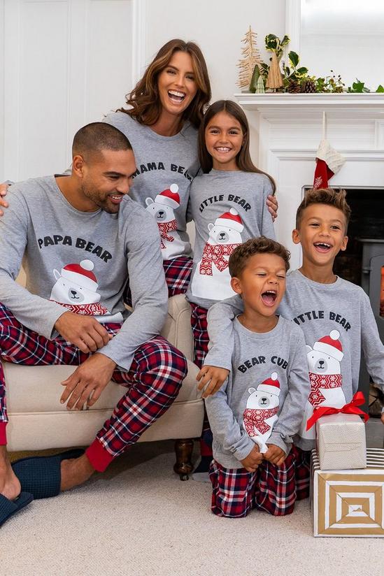 Threadbare Cotton Blend Family Christmas 'Bear' Pyjama Set 5