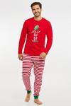 Threadbare Cotton Family Christmas 'Cane' Pyjama Set thumbnail 3