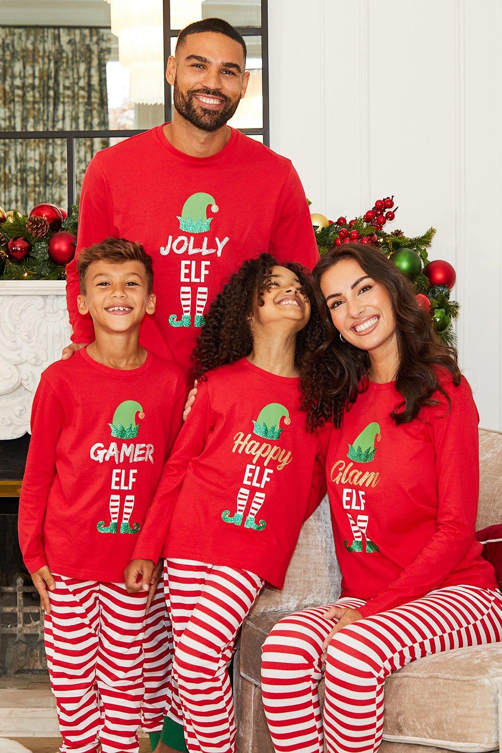 Cotton Family Christmas 'Cane' Pyjama Set